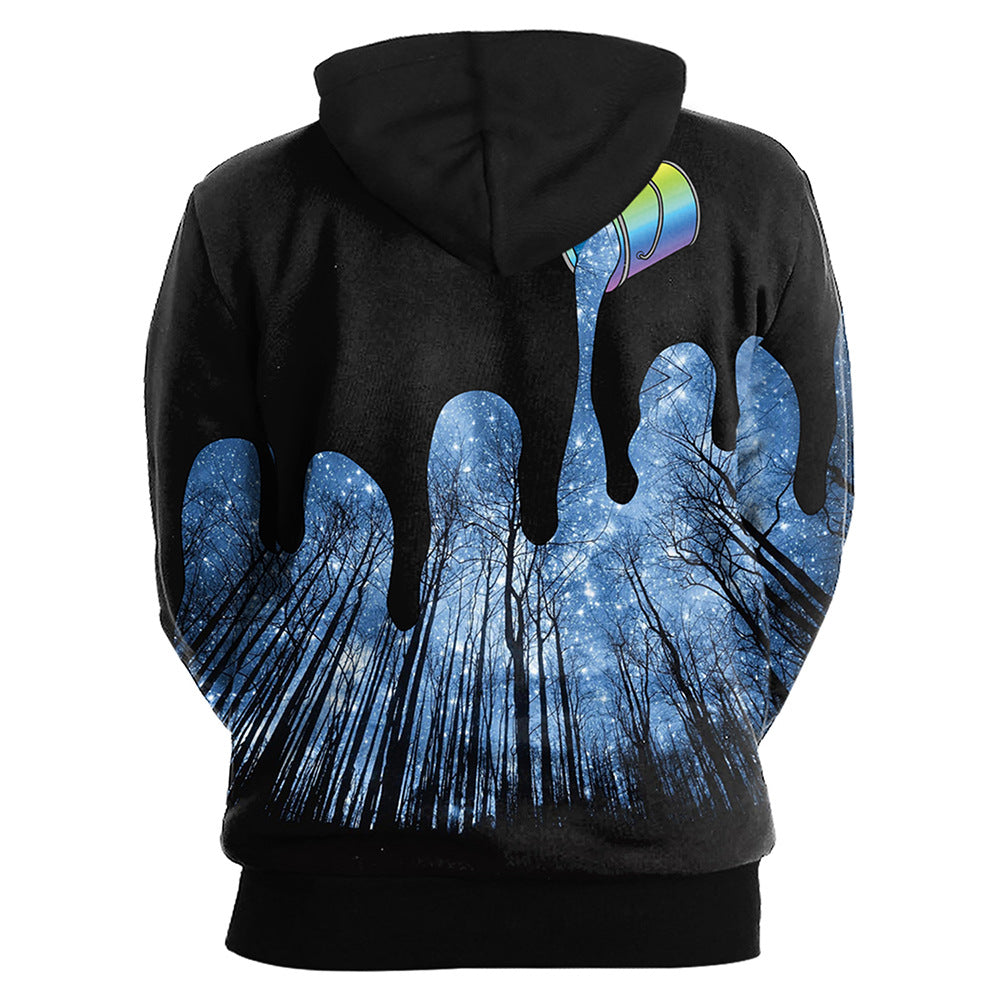 Water Colored Unicorn Design Women Hoodies