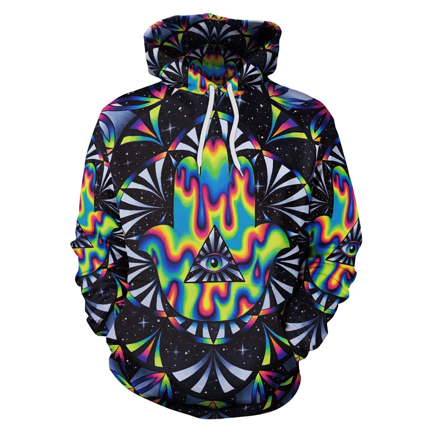 Water Colored Unicorn Design Women Hoodies