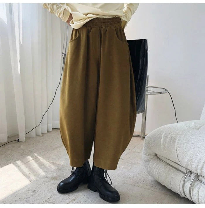 Vintage Plus Sizes Wide Legs Harem Pants