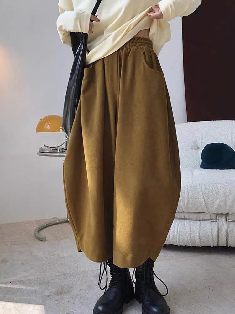 Vintage Plus Sizes Wide Legs Harem Pants