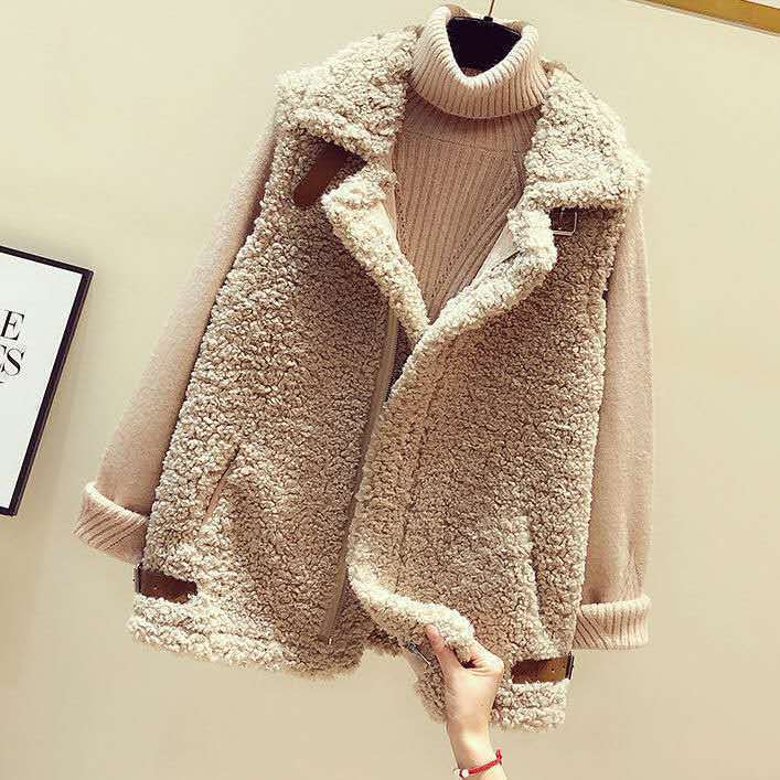 Women Faux Fur Warm Vest for Winter