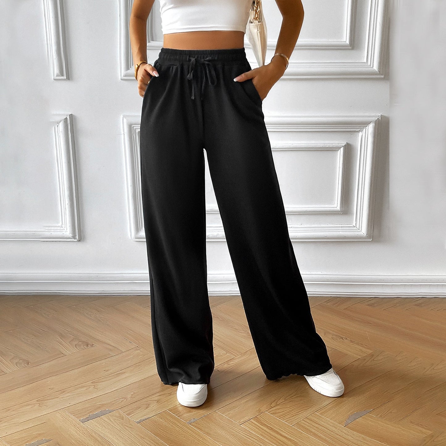 Casual Summer Wide Legs Pants