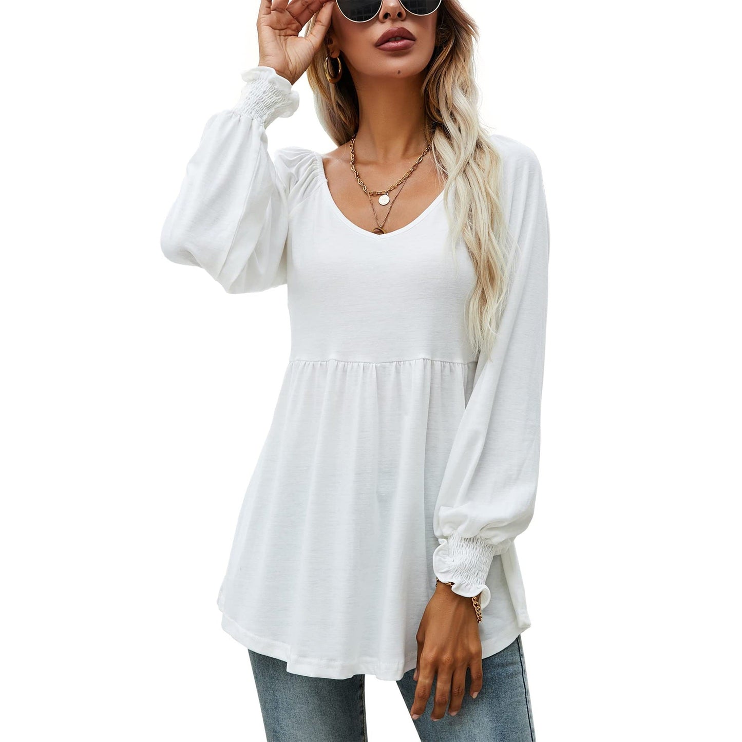 Casual Fall Long Sleeves T Shirts for Women