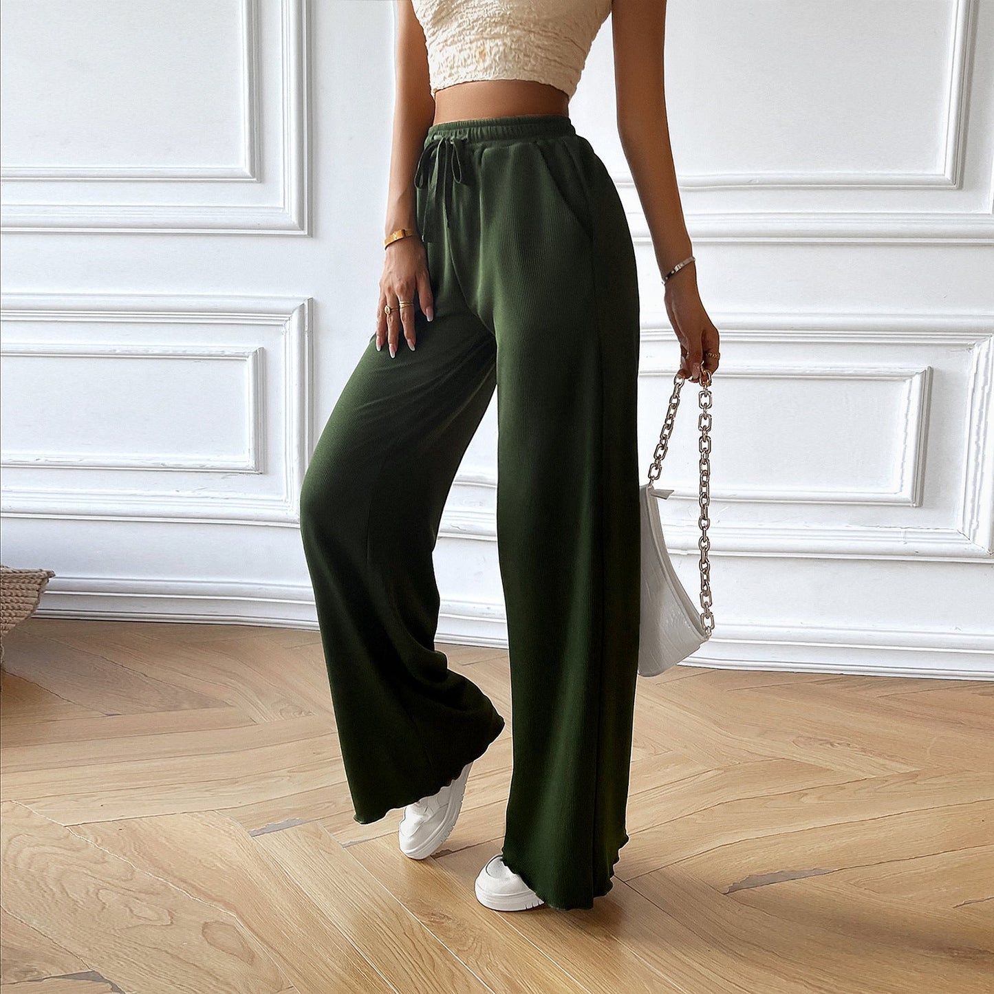 Casual Summer Wide Legs Pants