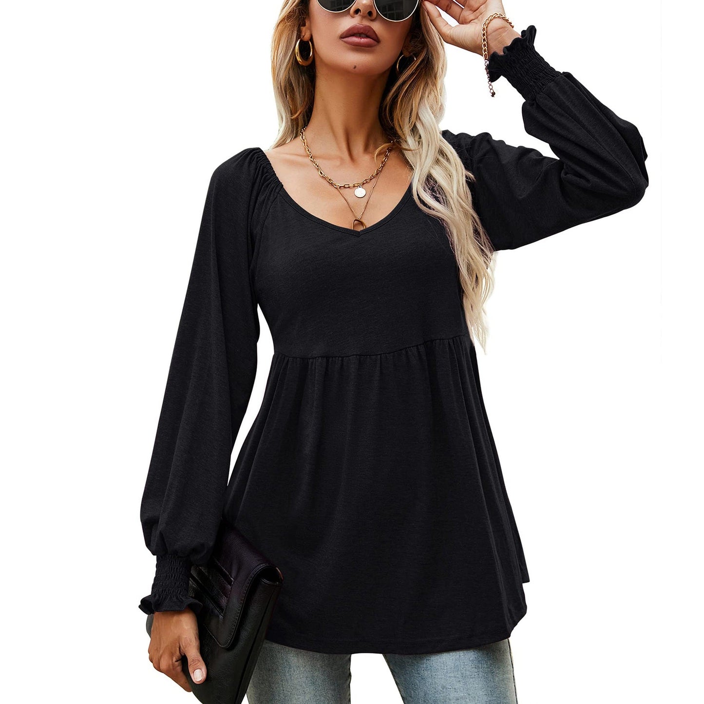 Casual Fall Long Sleeves T Shirts for Women