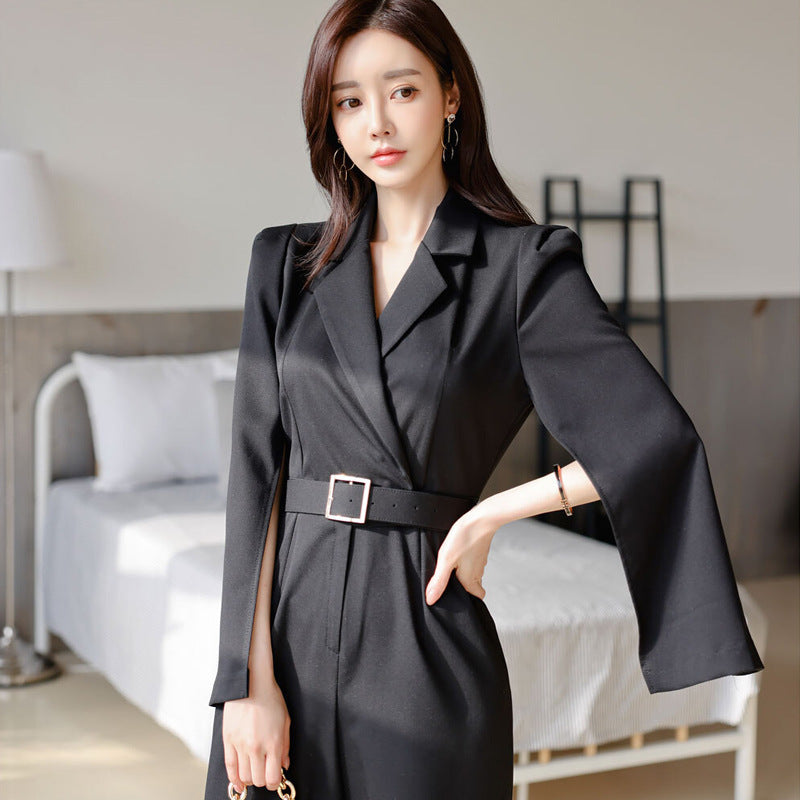 Elegant Office Lady Sheath Jumpsuits