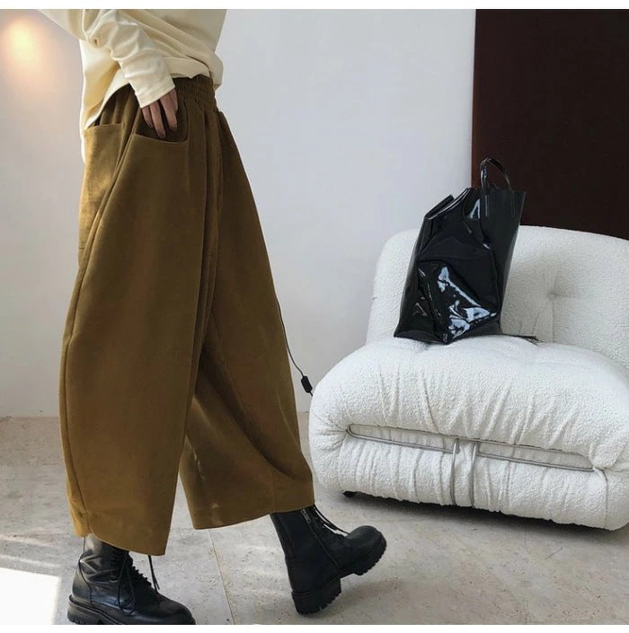 Vintage Plus Sizes Wide Legs Harem Pants