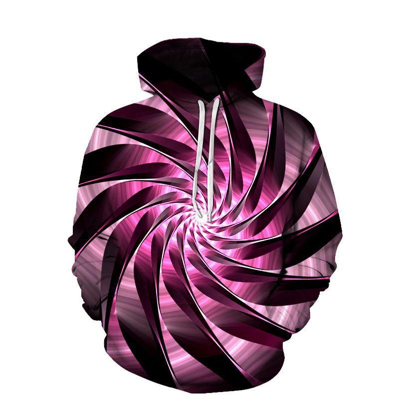 Plus Sizes 3D Print Halloween Fall Pullover Hoodies-STYLEGOING