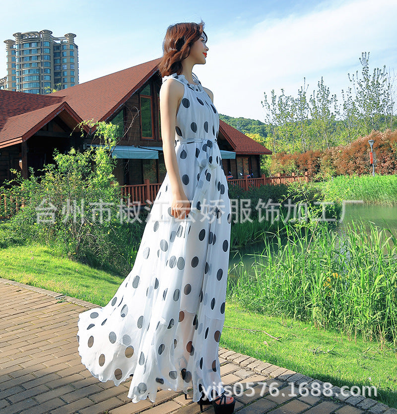 Summer Chiffon Long Beach Dresses for Holiday