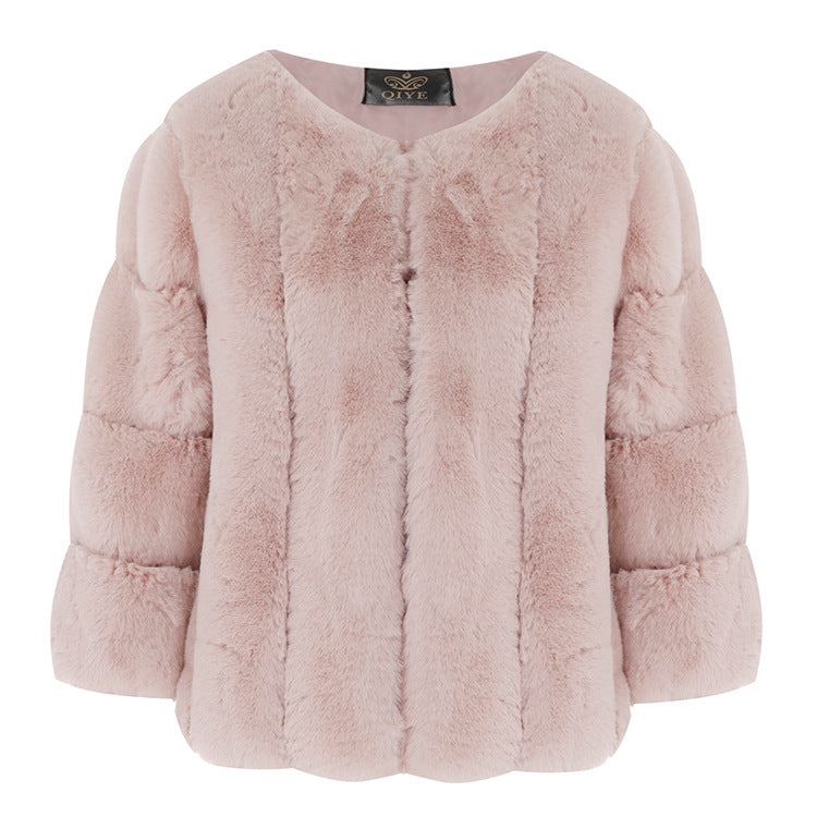 Winter Artificial Fur Short Coats for Women