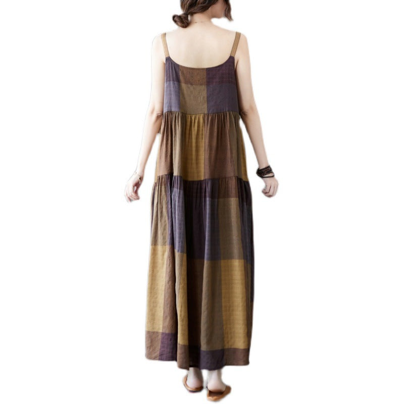 Vintage Sleeveless Plus Sizes Dresses