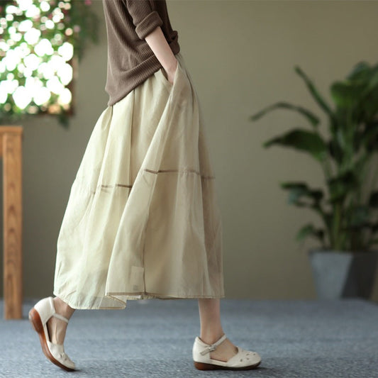 Summer Organza Elegant Women Skirts