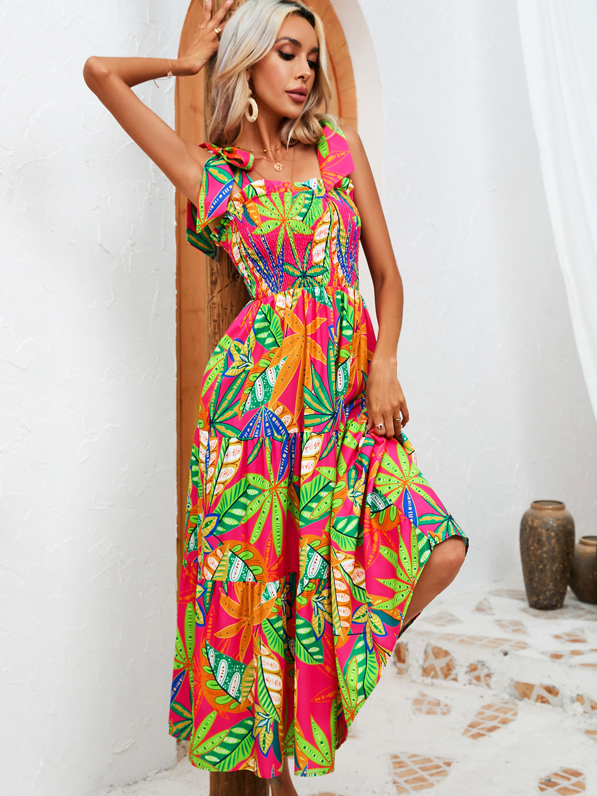 Casual Summer Straps Long Maxi Dresses